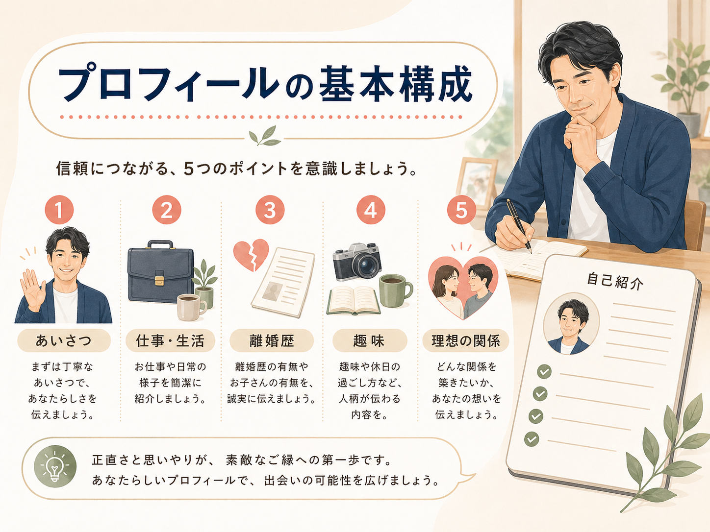 プロフィールの基本構成